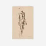 Pavel Tchelitchew, Faceless Figure, 1937, ink on paper
