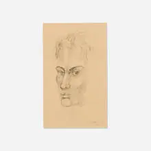 Pavel Tchelitchew, Portrait of Francesco Varcaria, 1947, graphite on paper
