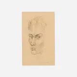 Pavel Tchelitchew, Portrait of Francesco Varcaria, 1947, graphite on paper