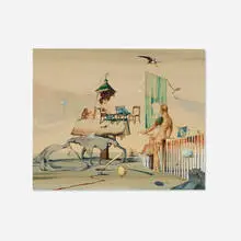 John Lear, Untitled, watercolor on paper