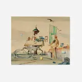 John Lear, Untitled, watercolor on paper