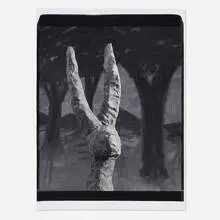 John Divola, Untitled, unique large-format Polaroid Polacolor print