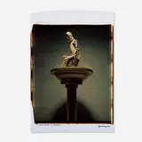 Robert Cumming, Stick Figure on Pedestal, 1996, unique large-format Polaroid Polacolor print