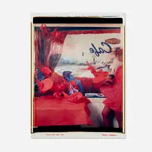 Patrick Nagatani, Atomic Cafe, 1983, unique large-format Polaroid Polacolor print