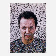 Vik Muniz, Self-Portrait (from the Pictures of Magazines series), 2003, dye destruction print mounted to Sintra