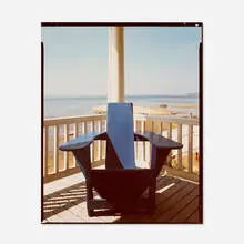 Joel Meyerowitz, The Blue Chair (from the Bay/Sky/Porch series), vintage C-print