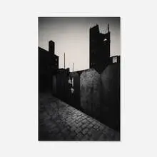 Mill Demolition, Huddersfield, Yorkshire by Michael Kenna, vintage gelatin silver print, sold Dec 2025