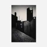 Mill Demolition, Huddersfield, Yorkshire by Michael Kenna, vintage gelatin silver print, sold Dec 2025