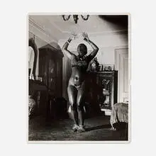 Exotic Dance by Weegee, c. 1940, gelatin silver print, sold Dec 2025