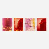 Ryan Foerster, Julie Black Dress Fucked Up, 2006-13, four unique C-prints with dirt and paint