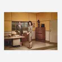 Erwin Olaf, The Boardroom (from the Rain series), 2004, C-print mounted to Diasec