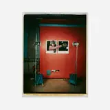 Michael Bishop, Copying Windows and Mirrors, 1978, unique large-format Polaroid Polacolor print