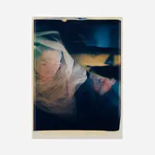 Iris Spellings, Eminence Grise III #10, 1990, unique large-format Polaroid Polacolor print