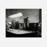 William Heick, 5¢ a Cue, North Beach, San Francisco, gelatin silver print