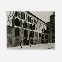 Berenice Abbott, Yuban Warehouse, Water and Dock Streets, Brooklyn, vintage gelatin silver print