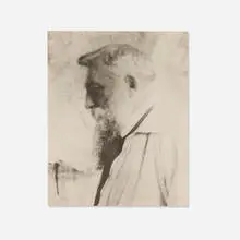Gertrude Käsebier, Auguste Rodin, 1905, gum bichromate print