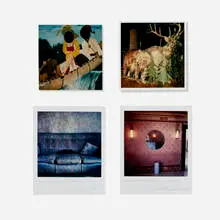 Mark Ruwedel, Four works, 1987-88, unique Polaroid SX-70 print