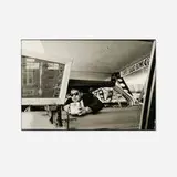 Bruce Davidson, Man Ordering at Drive-In (from the Los Angeles series), gelatin silver print