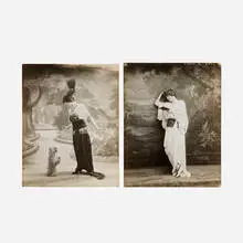 William Henry Fox Talbot, Untitled (Paris), two works, c. 1910, vintage gelatin silver print
