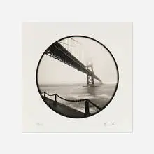 Kerik Kouklis, Golden Gate Bridge from Fort Point, platinum palladium print