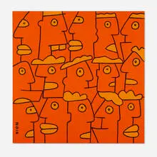 Thierry Noir, Manifest for having 15 good ideas at once, 2023, acrylic on canvas