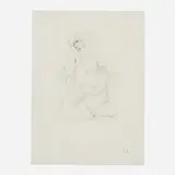 Willem de Kooning, Woman, graphite on paper