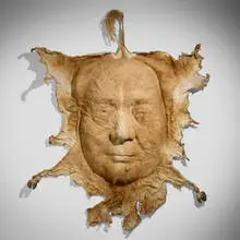 Spiritual Leader No. 9 by Zhang Huan, 2010, cowhide, sold May 2026