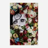 Jim Lambie, Starman (Bowie), 2011, collage with oil painting and printed paper