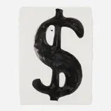 Andy Warhol, Dollar Sign, 1981, graphite on paper