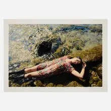 Yigal Ozeri, Shely, 2013, oil on paper