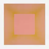 Richard Anuszkiewicz, Light Peach Square, 1978, acrylic on canvas