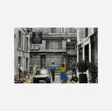Duane Stephen Michals, Passage du Commerce, gelatin silver print with acrylic mounted to matboard