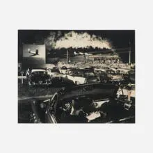 O. Winston Link, Hot Shot Eastbound, Iaeger, West Virginia, gelatin silver print