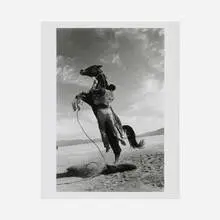 Ernst Haas, Leaping Horse, "The Misfits," Nevada, gelatin silver print