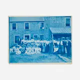 Arthur Wesley Dow, Ipswich Class, 1900, vintage cyanotype