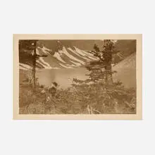 Arthur Wesley Dow, Lake Agnes - Nellie Gere, c. 1911, albumen print