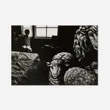 Jerry Uelsmann, Marilynn and the Sheep, 1964, 1964, vintage gelatin silver print