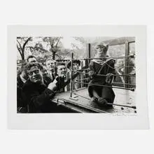 Robert Doisneau, Les animaux supérieurs, gelatin silver print