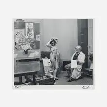 Matisse Drawing Nude Model at Villa d’Alésia by Brassaï, (Gyula Halász), gelatin silver print, sold May 2026