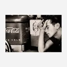 Bruce Davidson, Youth with Coke Machine (from the Brooklyn Gang series), gelatin silver print