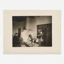 Laura Gilpin, Fountain Valley School Library, Colorado, gelatin silver print
