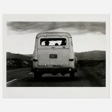 Ernst Haas, Car From the Back - Utah USA, gelatin silver print