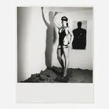 Helmut Newton, Lisa Lyon with Knives, Paris