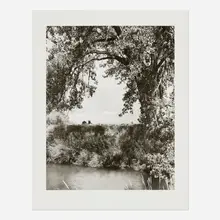 Robert Adams, An Irrigation Canal, Larimer County, Colorado, vintage gelatin silver print