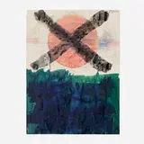 Josep Grau-Garriga, Negació, 1969, watercolor on paper