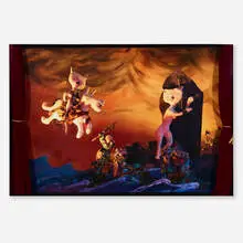 Cade Roster, The Golden Joy and the Abominable Hate, 2006, C-print, velvet and rope in artist's frame