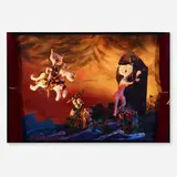 Cade Roster, The Golden Joy and the Abominable Hate, 2006, C-print, velvet and rope in artist's frame
