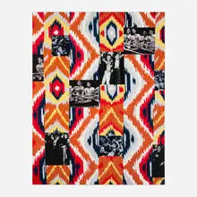 Melissa Gordon, Character Development, 2009, acrylic and mixed media on linen