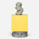 Steven Claydon, The Graven in Tandem, 2012, Thermalite, Formica, polyurethane foam, ceramic and parcel tape