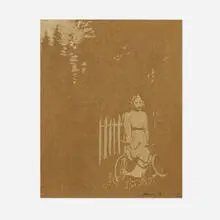 Robert Harvey, Untitled, 1970, acrylic on paper